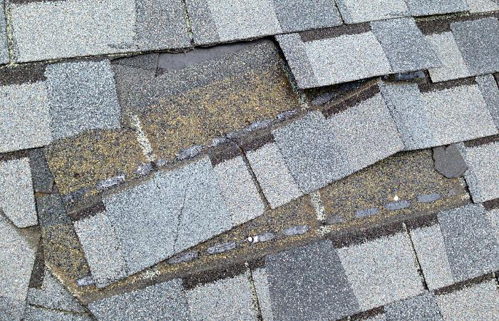 Wind Assisted Shingle Roofing Blow-Off