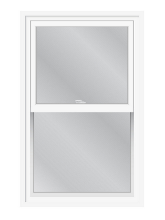 Double-hung window diagram