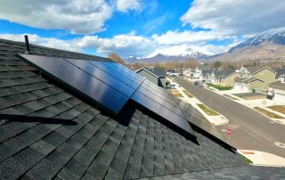 Newly installed shingle roof with solar panels - The Importance of Having a Solar-Ready Roof