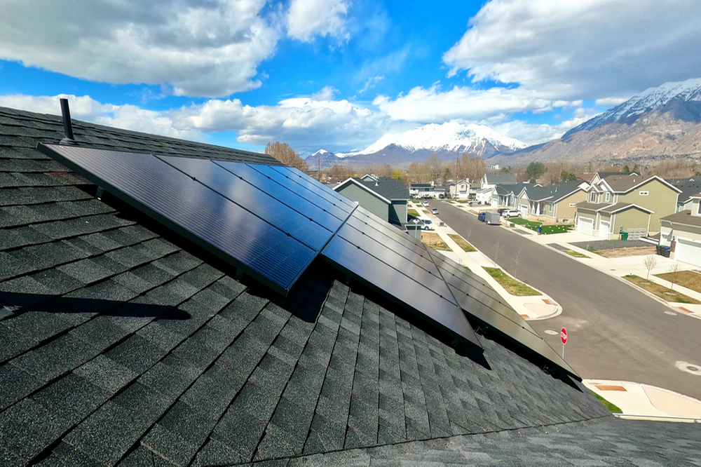 Newly installed shingle roof with solar panels - The Importance of Having a Solar-Ready Roof